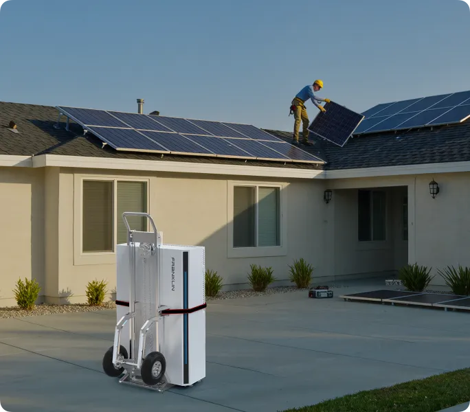 FranklinWH home battery backup and intelligent energy management system installation
