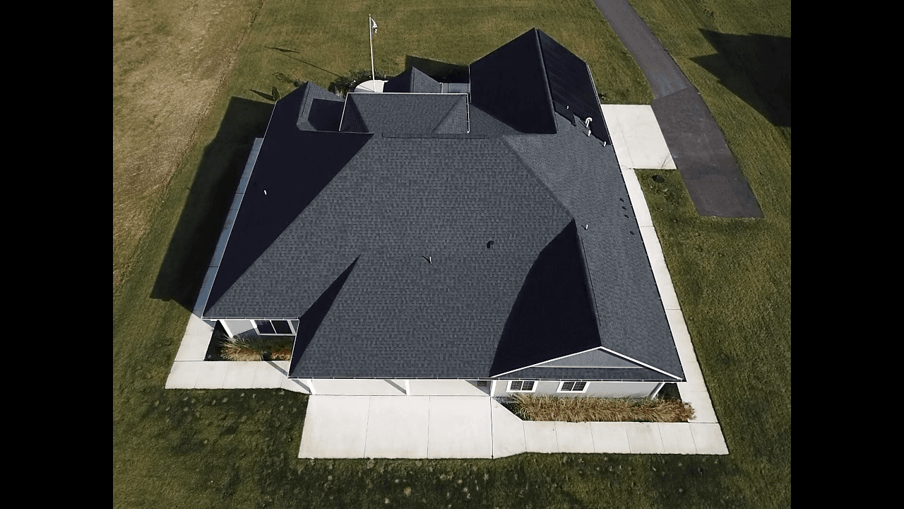 Authentic GAF roof and solar panels installed by Zenergy Solar